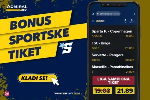 AdmiralBet i Sportske bonus tiketi - Englezi i kvalifikacije za LŠ pune džepove